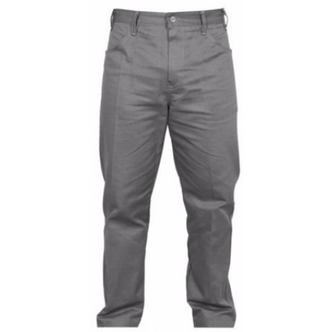 Calça prof. brim cinza Elas. inteiro Sego GG